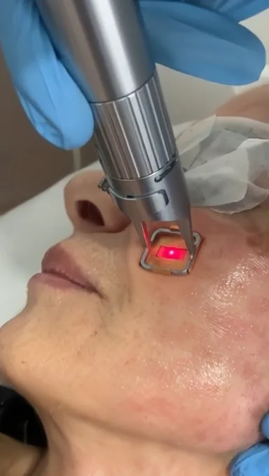 Luz pulsada IPL tratamiento facial manchas